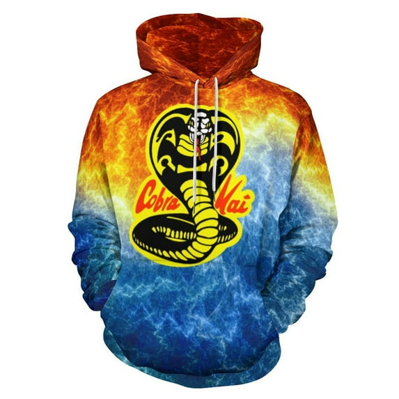 Cobra Kai Hoodie for Men Women, Unisex 3D Print Pullover Hooded With Pocket, Funny Sweatshirt, Long Sleeve Hoodies, S-6XL