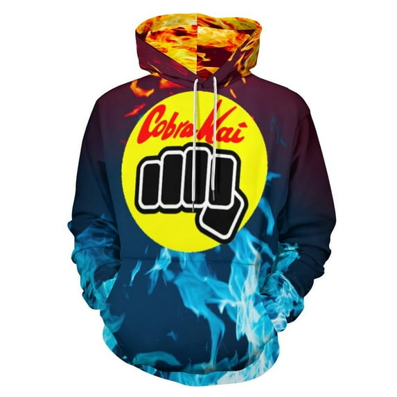 Cobra Kai Hoodie for Men Women, Unisex 3D Print Pullover Hooded With Pocket, Funny Sweatshirt, Long Sleeve Hoodies, S-6XL