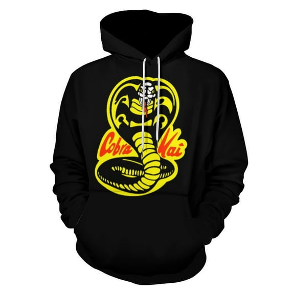 Cobra Kai Hoodie for Men Women, Unisex 3D Print Pullover Hooded With Pocket, Funny Sweatshirt, Long Sleeve Hoodies, S-6XL