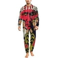 thumbnail image 1 of Cobra Kai Jumpsuit for Men Women Hooded Flannel Onesie Rompers Soft Cozy Loungewear Home Pajamas L, 1 of 7