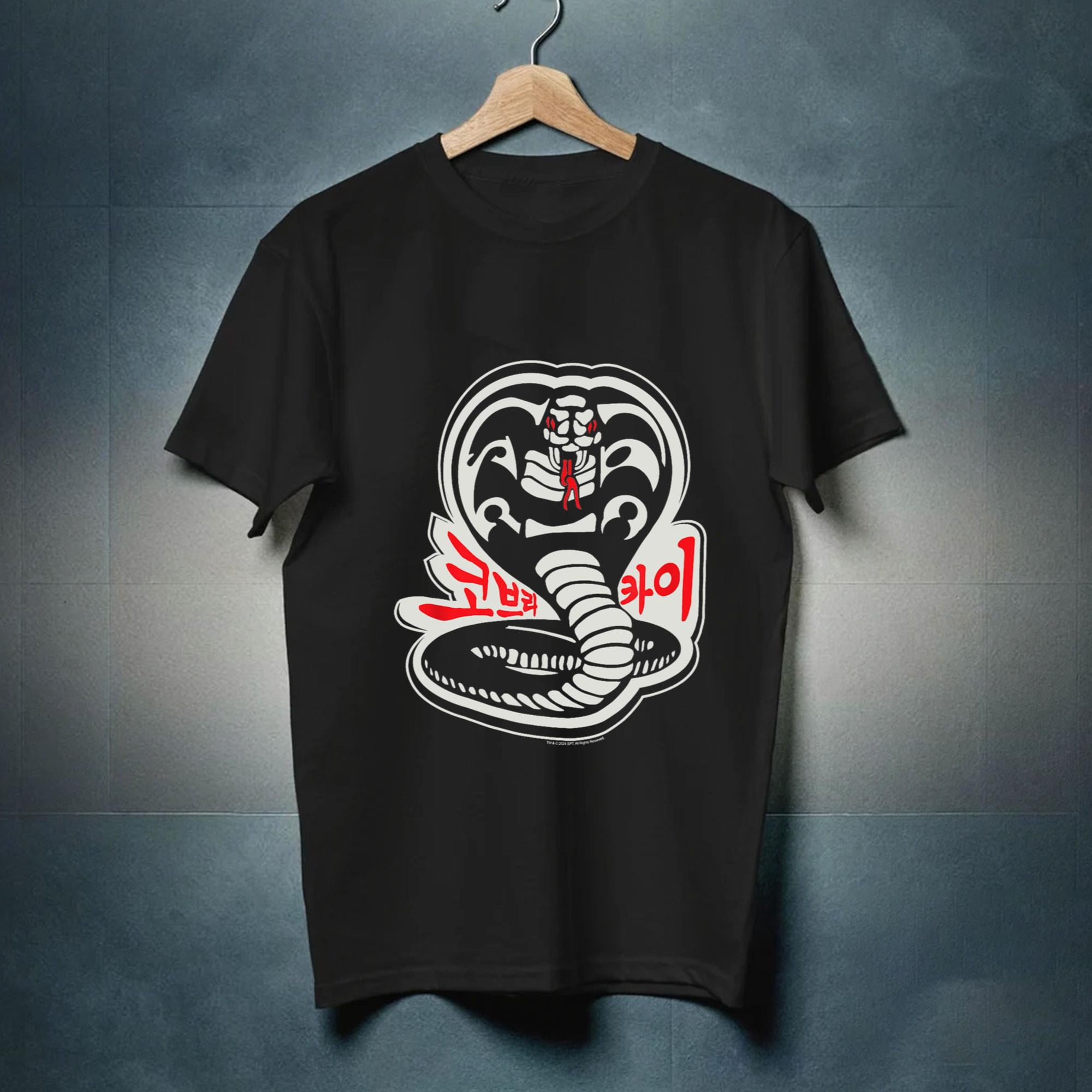 Cobra Kai Camiseta Cobra Kai Karate Dojo Corea Del Sur Snake Logo