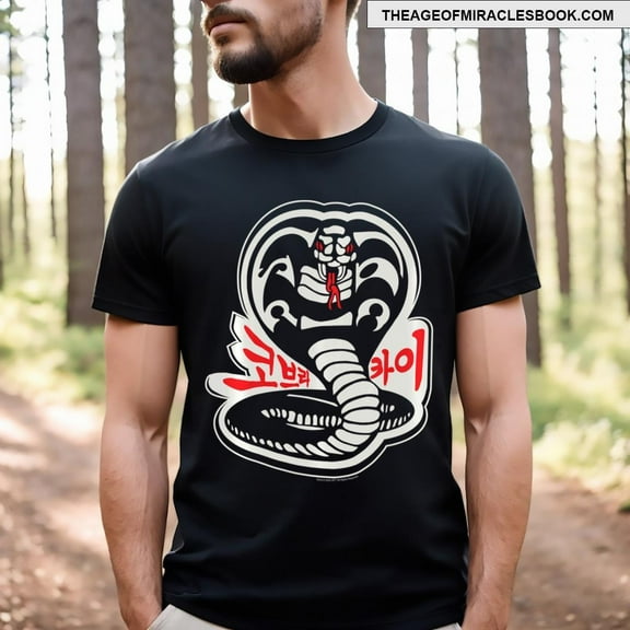Cobra Kai Karate Dojo South Korea Snake Logo Sekai Taikai T-shirt
