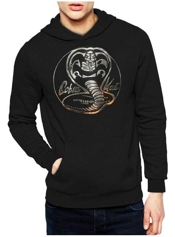 Cobra Kai Men's & Big Men's Cobra Kai Snake Hoodie Sweatshirt Sizes S-3XL