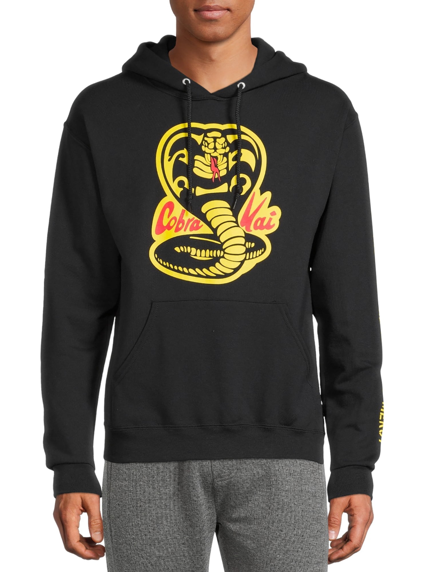 Cobra Kai Men s Long Sleeve Graphic Hoodie UK Ubuy