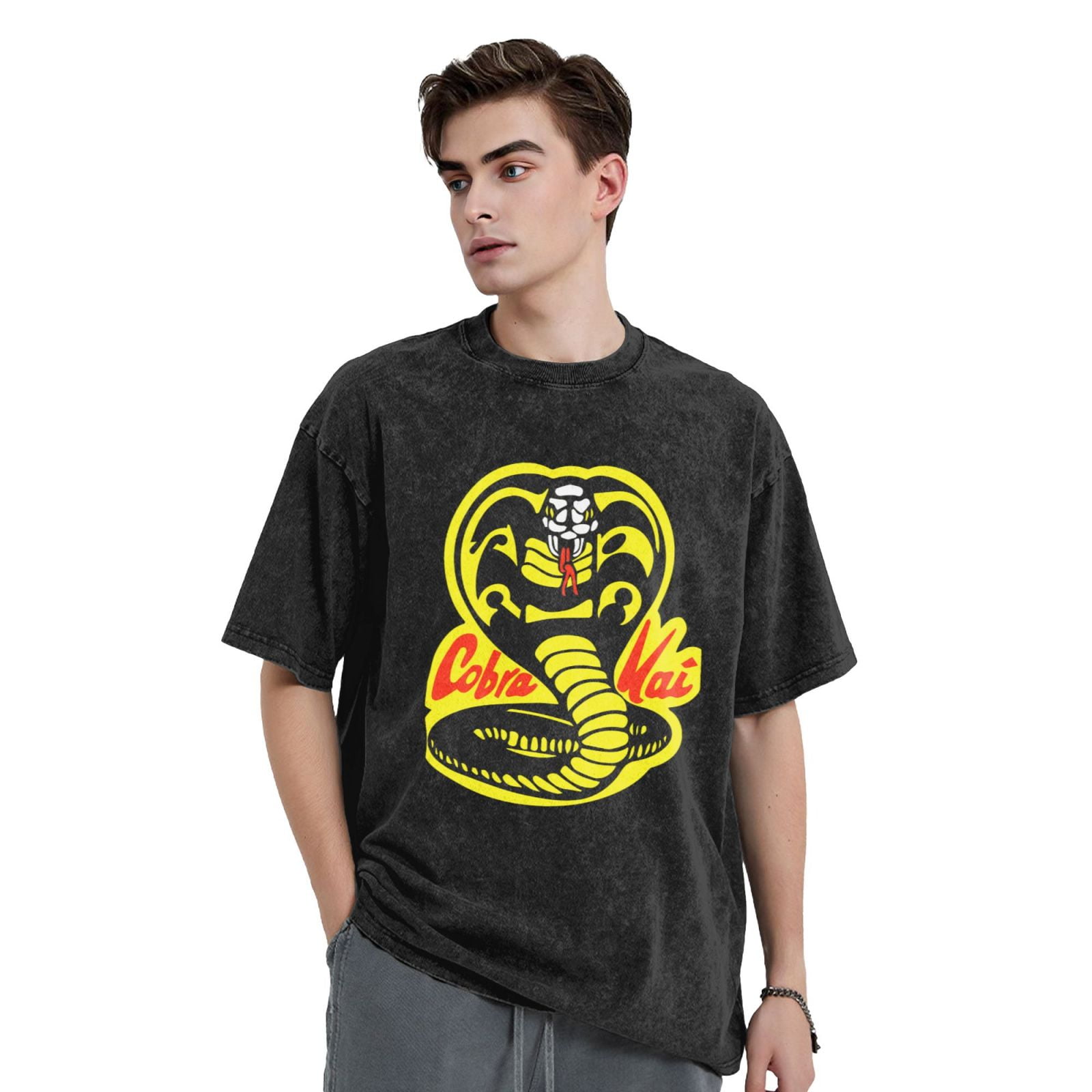 Cobra Kai Men's Vintage Oversized T-Shirts - Walmart.com