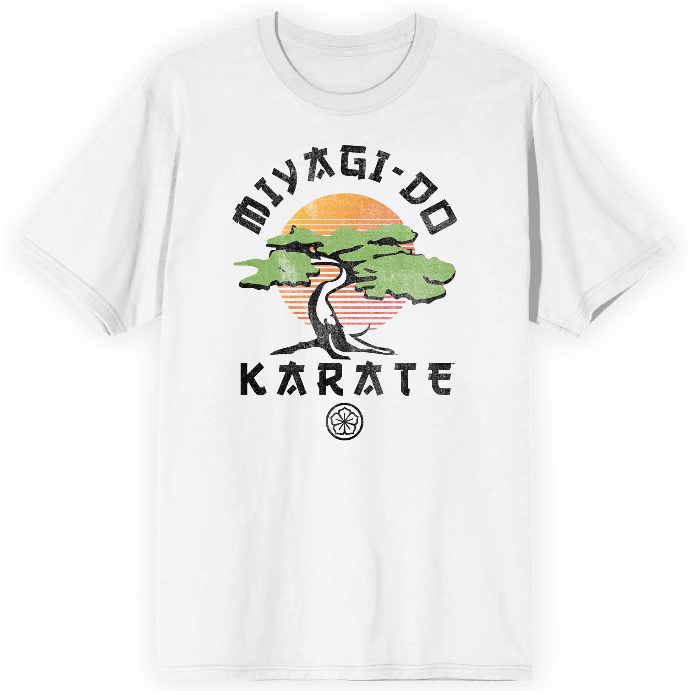 Cobra Kai Miyagi-Do Karate Crew Neck Short Sleeve Men's White T