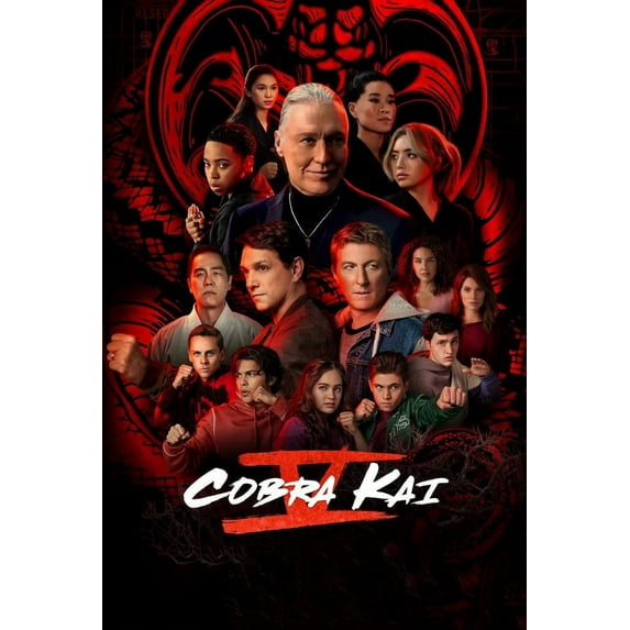 Cobra Kai Season 5 Movie Poster TV Series Quality Glossy Print Photo Wall Art Ralph Macchio Sizes 11x17 16x20 22x28 24x36 27x40 #1 (24x36)