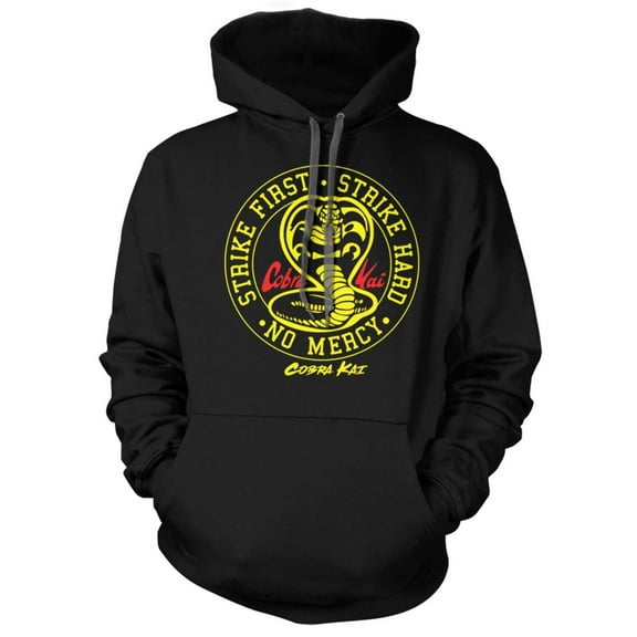 Cobra Kai Strike First Strike Hard Hoodie
