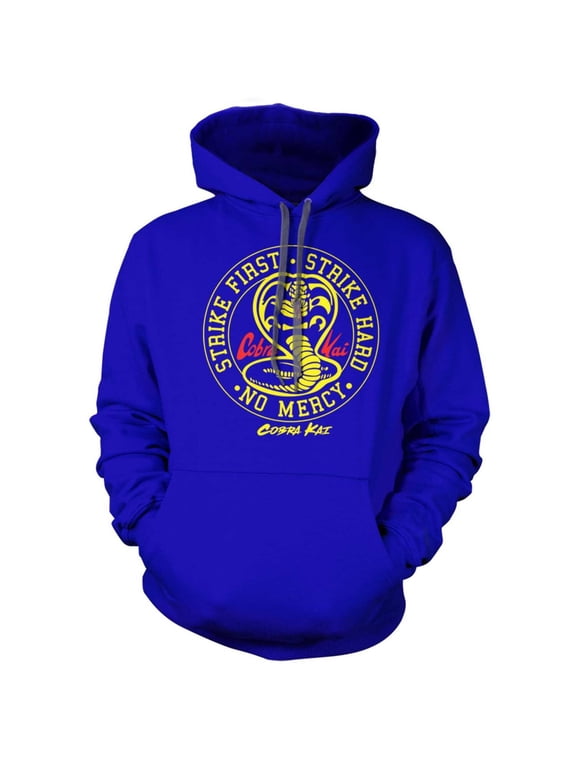 Cobra Kai Strike First Strike Hard Hoodie