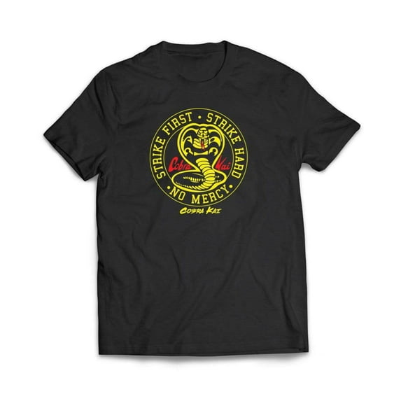 Cobra Kai Strike First Strike Hard T-Shirt