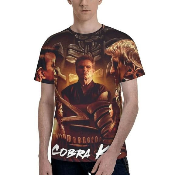 Cobra Kai T-Shirts 3d Printed Short Sleeve Tee Shirt For Men