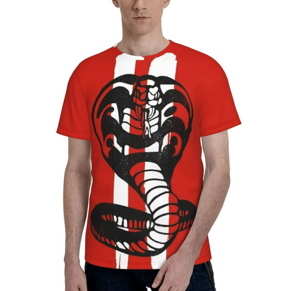 Cobra Kai T-Shirts 3d Printed Short Sleeve Tee Shirt For Men