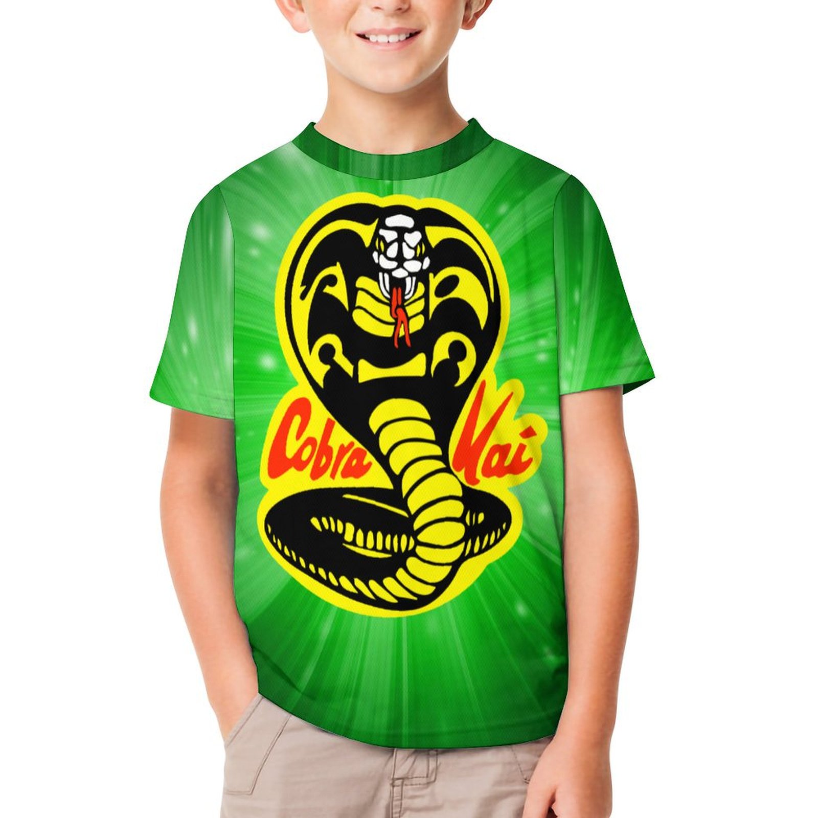 BOYS SHORT SLEEVE T-SHIRT COBRA KING main image 1