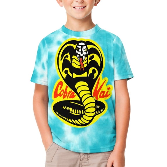 Cobra Kai T-Shirts for Boys Girls, Kids 3D Print Short Sleeve, Unisex Crew Neck Tee Shirts for Youth
