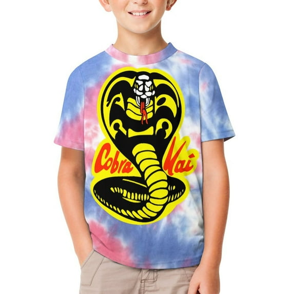 Cobra Kai T-Shirts for Boys Girls, Kids 3D Print Short Sleeve, Unisex Crew Neck Tee Shirts for Youth