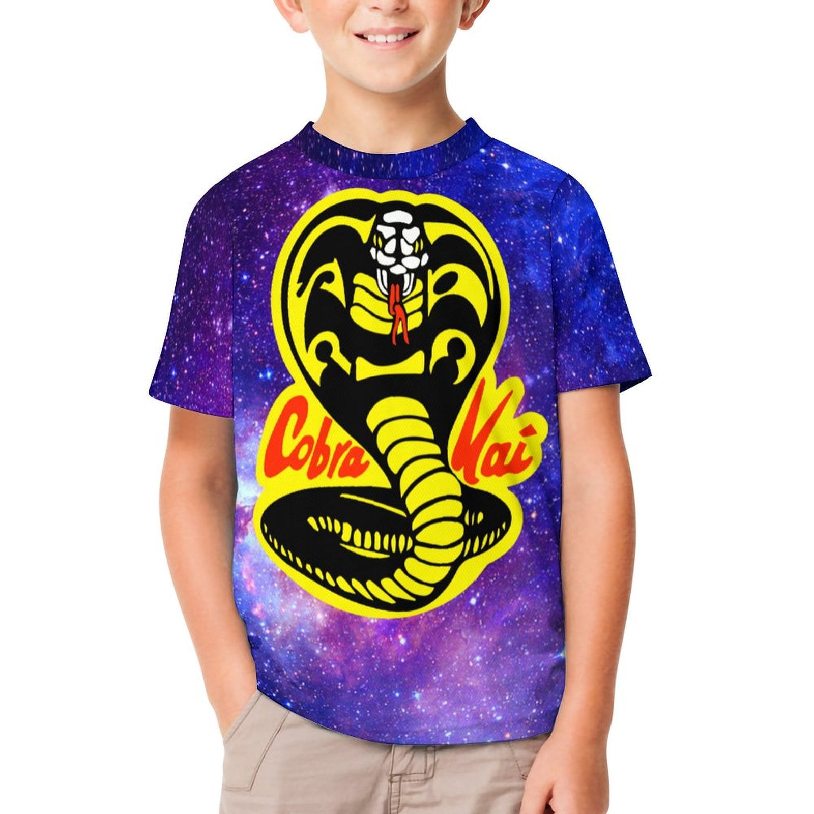 BOYS SHORT SLEEVE T-SHIRT COBRA KING