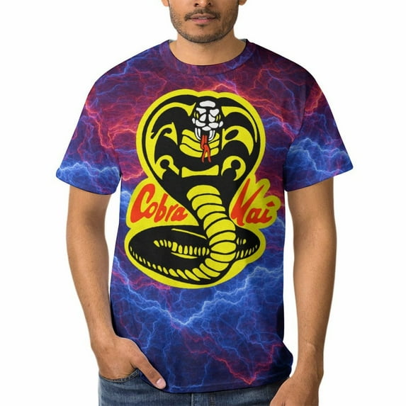 Cobra Kai T-Shirts for Men Women, Funny Novelty Tee for Adults, Fashion 3D Print Short Sleeve, Unisex Casual Crew Neck Tee