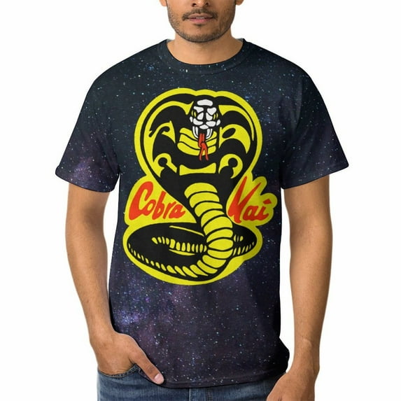 Cobra Kai T-Shirts for Men Women, Funny Novelty Tee for Adults, Fashion 3D Print Short Sleeve, Unisex Casual Crew Neck Tee