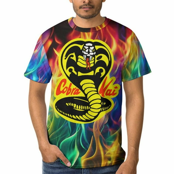 Cobra Kai T-Shirts for Men Women, Funny Novelty Tee for Adults, Fashion 3D Print Short Sleeve, Unisex Casual Crew Neck Tee
