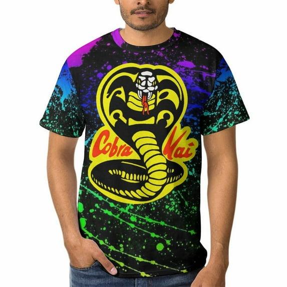 Cobra Kai T-Shirts for Men Women, Funny Novelty Tee for Adults, Fashion 3D Print Short Sleeve, Unisex Casual Crew Neck Tee