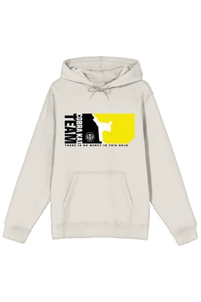 Cobra Kai Team Cobra Kai There Is No Mercy In This Dojo Men's Sand Sweatshirt-XXL