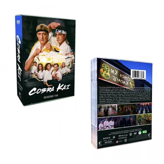 Cobra Kai: The Complete Saga Seasons 1-6 (Including Season 6: Parts 1, 2 & 3) DVD Box Set