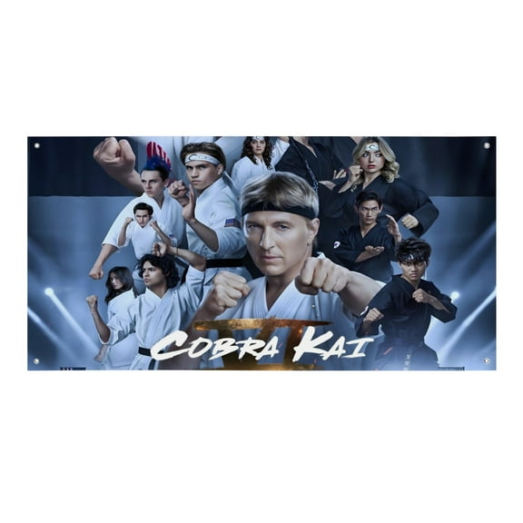 Cobra Kai-Theme Backdrops Banner Birthday Party Decor Supplies Personalized Party Backdrop Decoration,5x3ft150x90cm