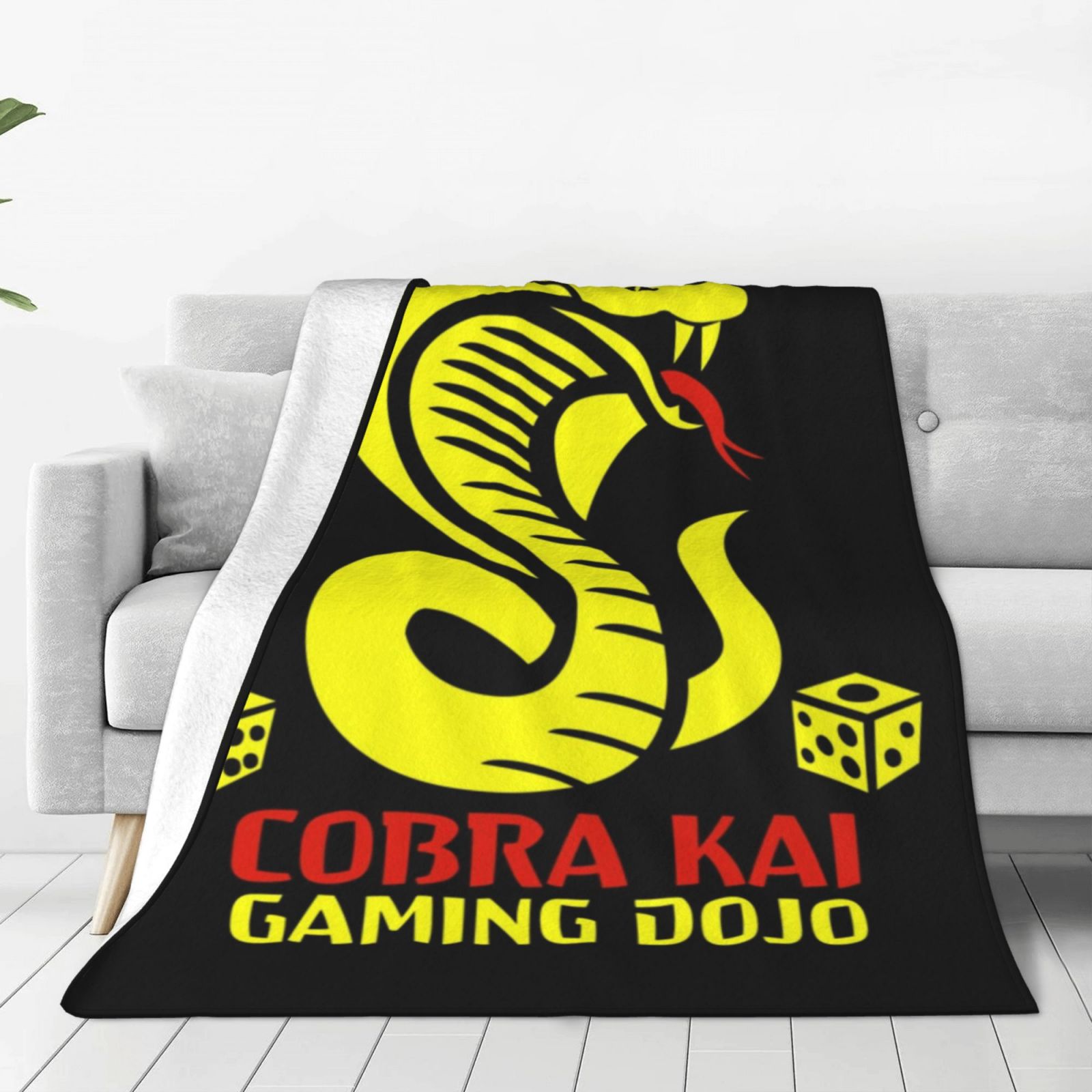 Cobra Kai Throw Blanket Couch Bed Sofa Soft Lightweight Warm Cozy
