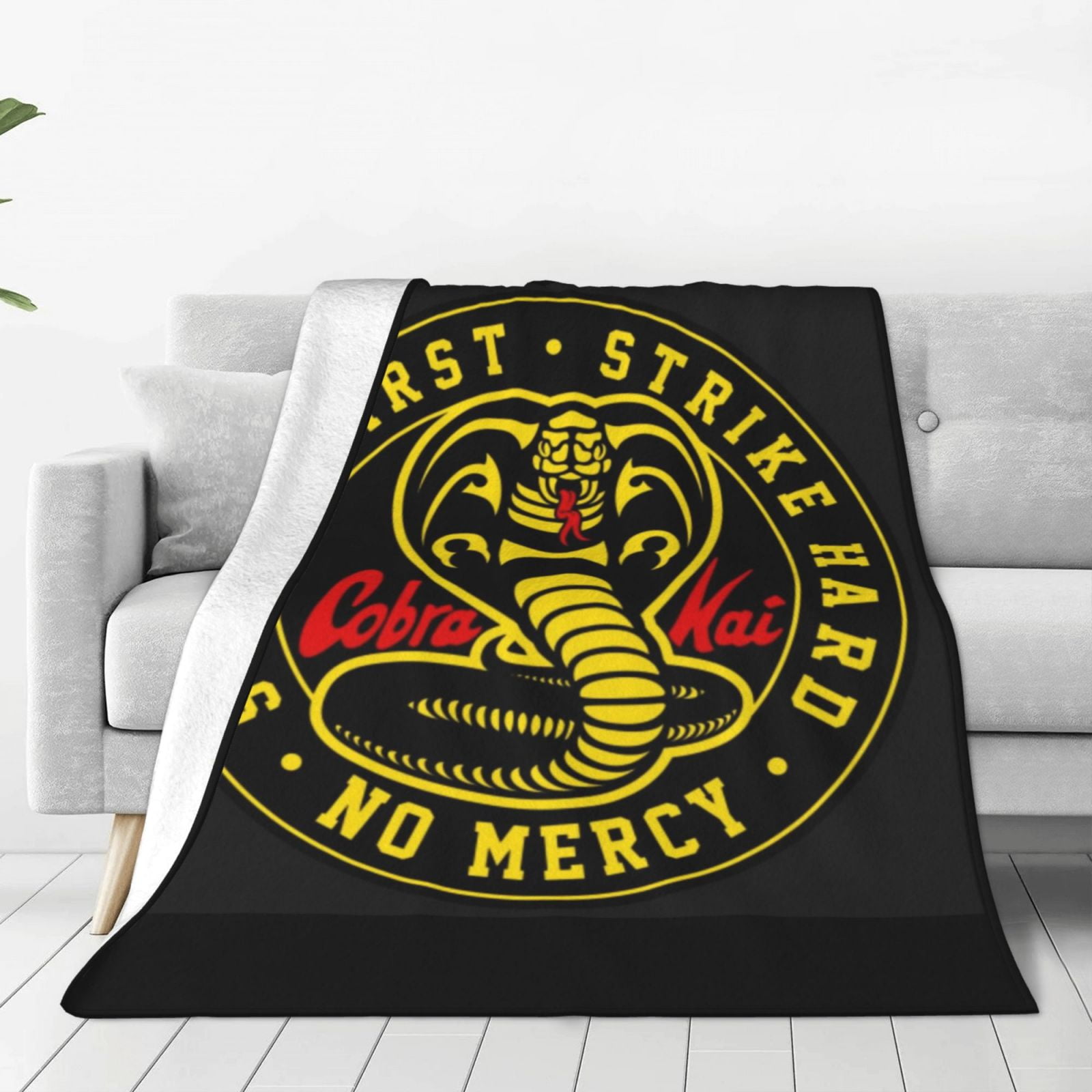 Cobra Kai Throw Blanket Couch Bed Sofa Soft Lightweight Warm Cozy