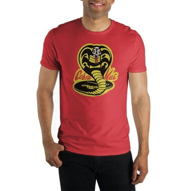 Cobra Kai Tv Series Mens Red Short Sleeve Graphic Tee Shirt-3XL
