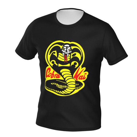 Cobra Kai Unisex 3d Pattern Printed Short Sleeve T-Shirts Casual Graphics Tees 3x-Large