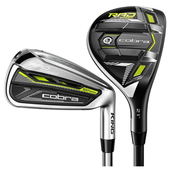 Cobra King RAD Speed Combo Iron Set 5H+6-PW+GW (Graphite, Senior) NEW