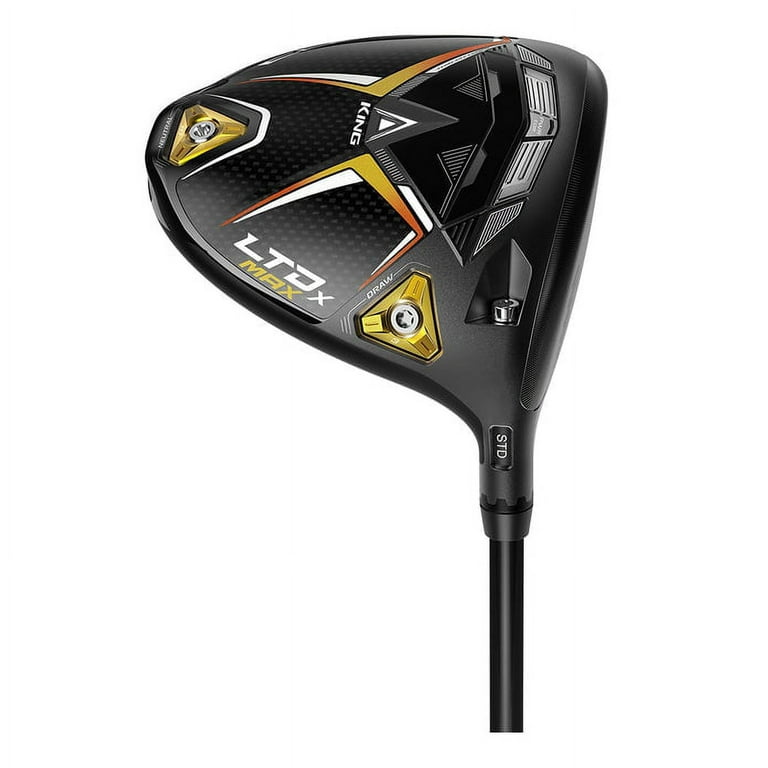 Cobra LTDX Max Men's Driver - Matte Black-Gold Fusion, Right Hand