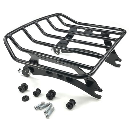 Cobra Large Detachable Black Rear Luggage Motorcycle Rack (502-2610B)