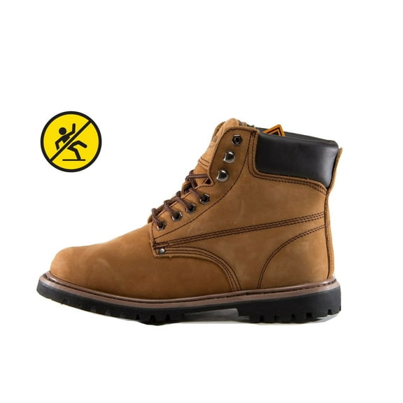 Cobra Men's Work Boot C11 Brown Genuine Leather Goodyear Welt Construction