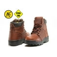 thumbnail image 1 of Cobra Men's Work Boot Steel Toe Genuine Leather C1121S Brown Goodyear Welt, 1 of 8