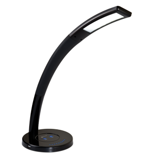OttLite Wellness Series® Glow LED Desk Lamp with Color Changing Base, Black  