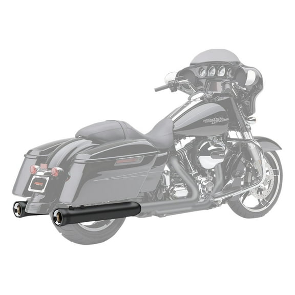 Cobra Neighbor Hater Raven Black 4" Slip-On Mufflers (6107RB)