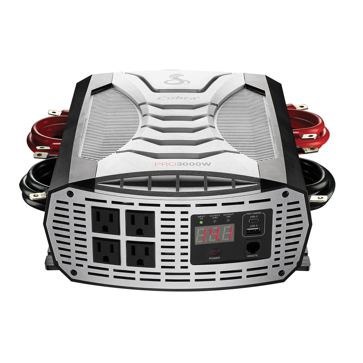 Cobra PRO 3000W - Professional Grade 3000 Watt Power Inverter with Fast Charge USB and Remote Control (CPI3000W)