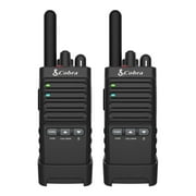 Cobra PX655 Pro Business 2W FRS Two Way Radios (Pair) IPX4 Waterproof Walkie Talkies, up to 42 mile, 300,000 Sq ft. & 25 Floor Range, 22 Channels with Privacy Codes