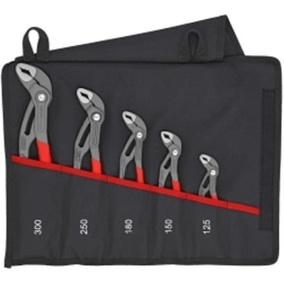 Cobra Pliers Set with Tool Pouch - 5 Piece