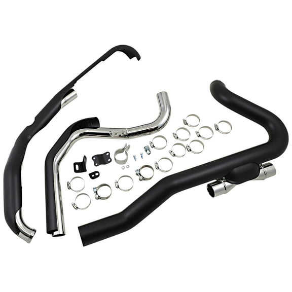 Cobra Pro Chamber Raven Black Headpipes for Trikes (6256RB)