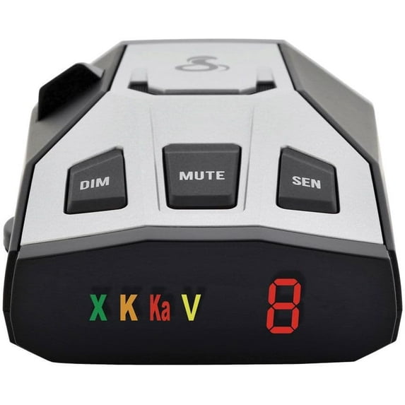 Cobra RAD 350 Laser Radar Detector - Long Range, False Alert Filter, OLED Display, Front & Rear Detection