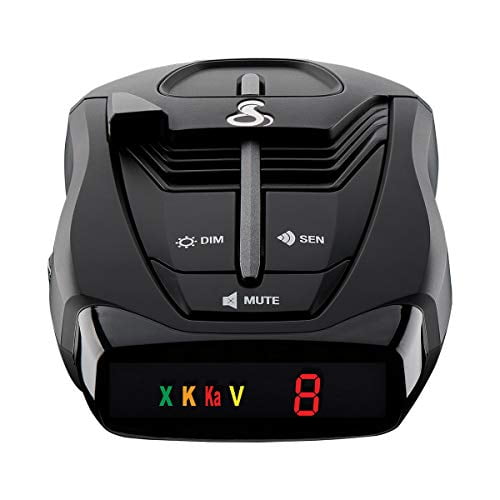 Cobra RAD 380 Laser Radar Detector Long Range Detection, LaserEye Front and Rear Detection, IVT Filtering, Adjustable Sensitivity, Digital Signal Processing, Black