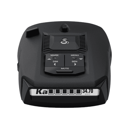 Cobra RAD 490i Radar Detector with Apple CarPlay, Bluetooth Connectivity, Long Range Front & Rear Detection