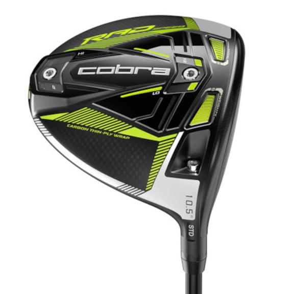 Pre-Owned Cobra RADSpeed Black/Turbo Yellow 10.5* Driver 6.0 Proj X HZRDUS Smoke Blue VG