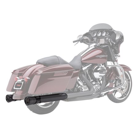 Cobra Race-Pro 4.5" Raven Black Slip-On Mufflers (6216RB)