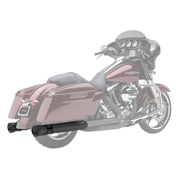 Cobra Race-Pro 4.5" Raven Black Slip-On Mufflers (6216RB)