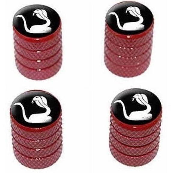 Cobra Snake Tire Rim Wheel Aluminum Valve Stem Caps, Multiple Colors