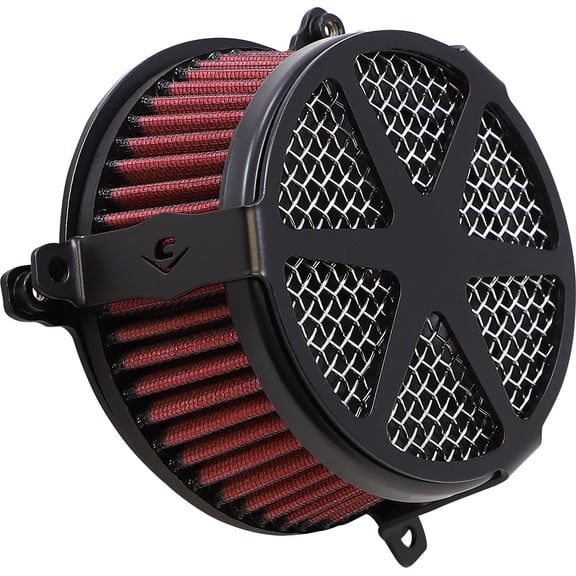 Cobra Spoke Black PowrFlo Air Intake System (606-0102-04B-SB)